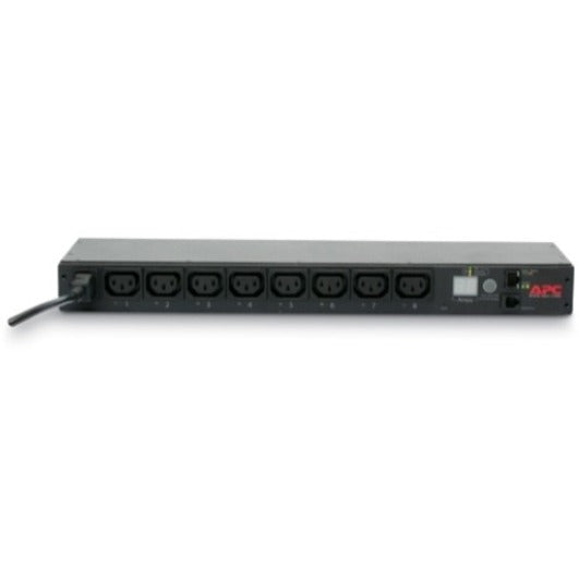 View focusing on APC AP7920B management interface and outlets