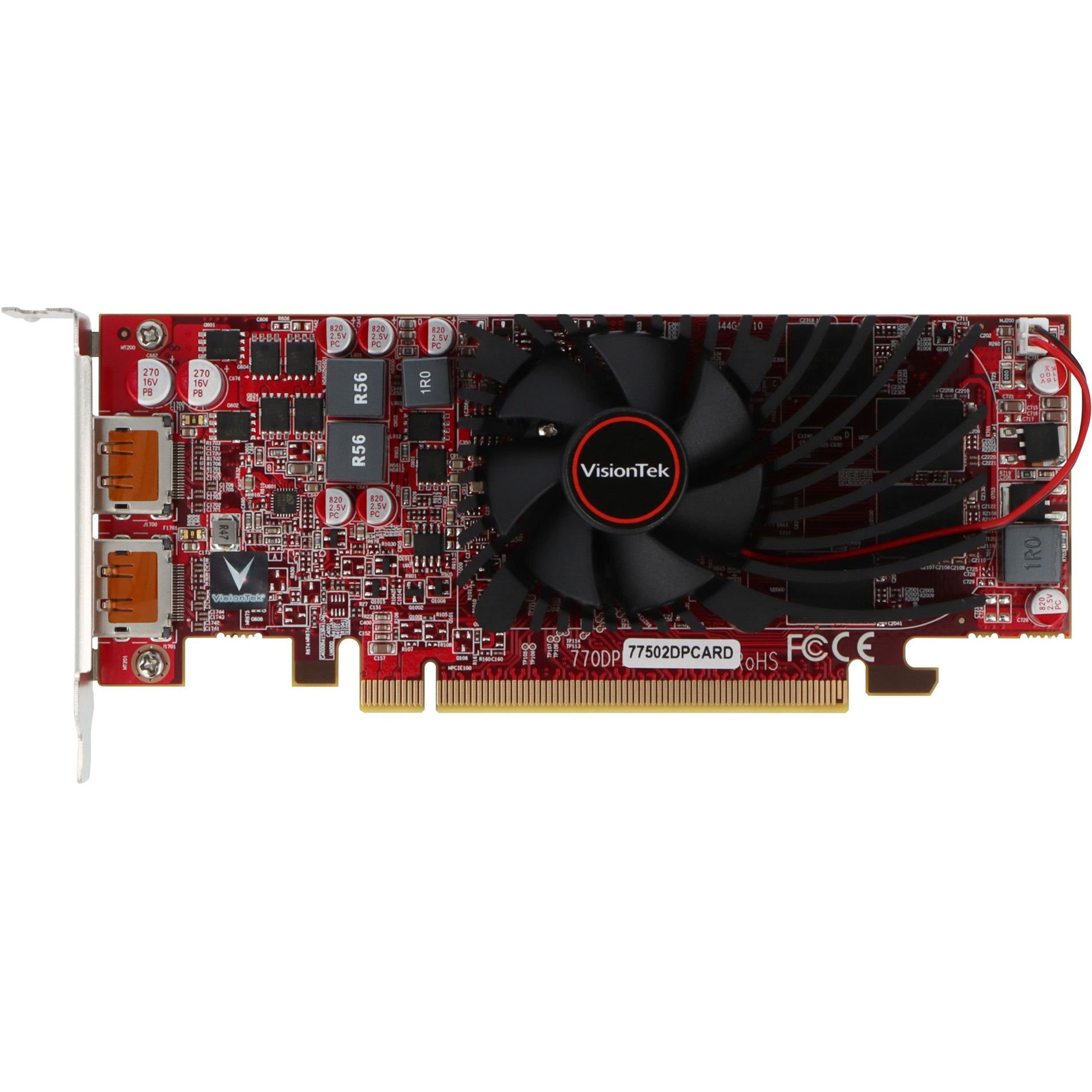 VisionTek 900942 AMD Radeon HD 7750 Grafikkarte 2GB GDDR5 3-Jahres-Garantie