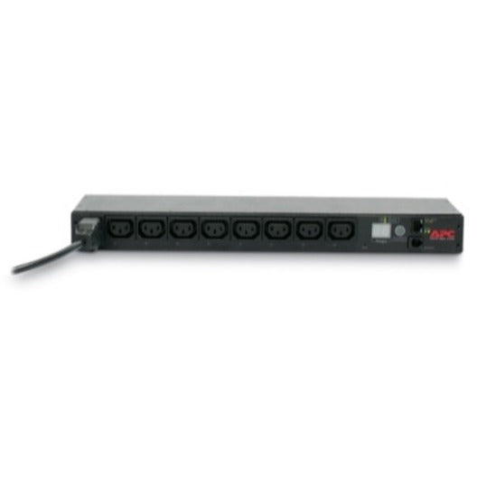 Detailed view of APC AP7921B PDU outlets and protection features