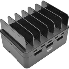 Tripp Lite U280-005-ST USB Charging Station, 5-Port, Protects Devices, 48W Power Output, Organizes Cables, Compatible with Tablets, Smartphones, iPad, Black - U280-005-ST (2 Year Warranty)