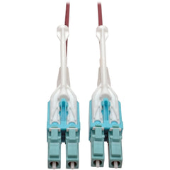 Tripp Lite N821-03M-MG-T Fiber Optic Network Cable 10 ft Multi-mode 100 Gbit/s Magenta  トリップライト N821-03M-MG-T ファイバーオプティックネットワークケーブル、10 フィート、マルチモード、100 ギガビット/秒、マゼンタ