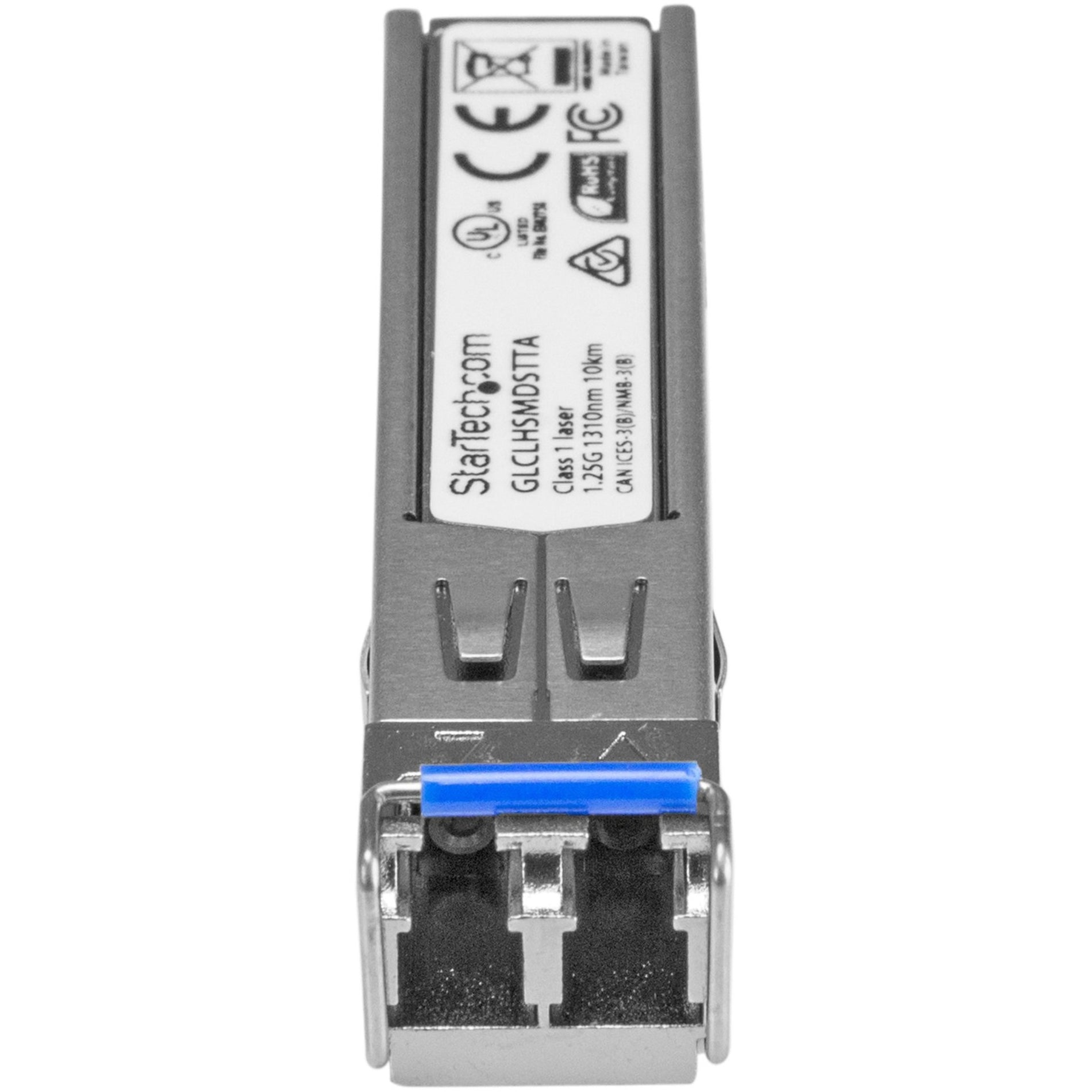 品牌名称: StarTech.com StarTech.com GLCLHSMDSTTA Cisco GLC-LH-SMD Compatible SFP Transceiver Module - TAA Compliant Gigabit Fiber SFP Transceiver Module  兼容 光纤 传输器 模块 合规 吉比特 SFP 传输器 模块