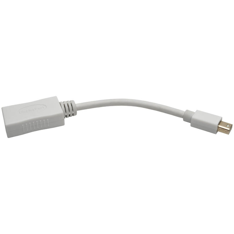 Side angle view of the complete Mini DisplayPort adapter showing full length