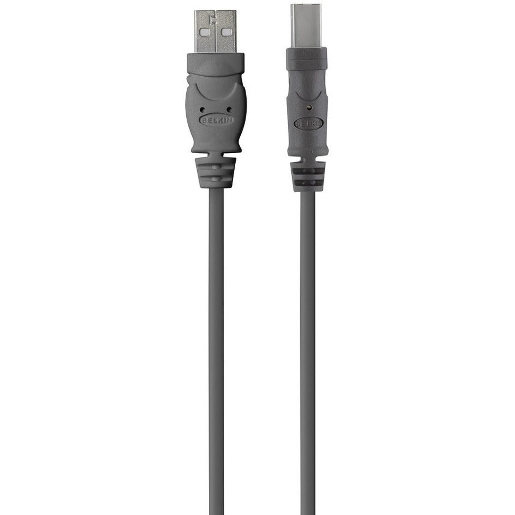 Belkin F3U154bt0.9M 2.0 USB-A to USB-B Cable, 2.95 ft, Molded, Strain Relief, Corrosion Resistant