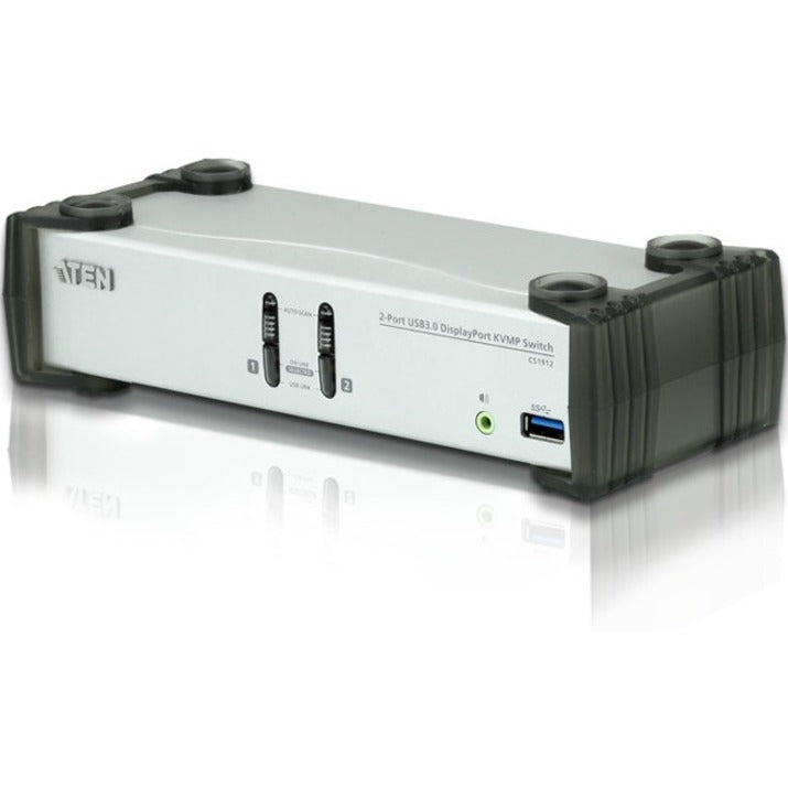 ATEN CS1912 สวิทช์ KVMP 2-Port USB 3.0 DisplayPort ปฏิบัติตามมาตรฐาน TAA