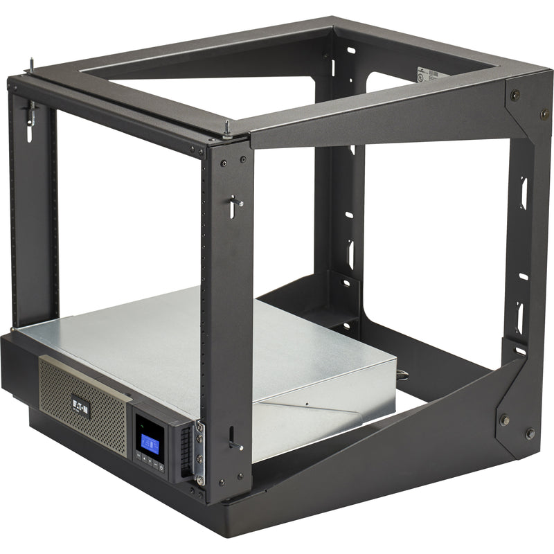 Eaton 5P UPS mounting frame showing rack and wall mount compatibility