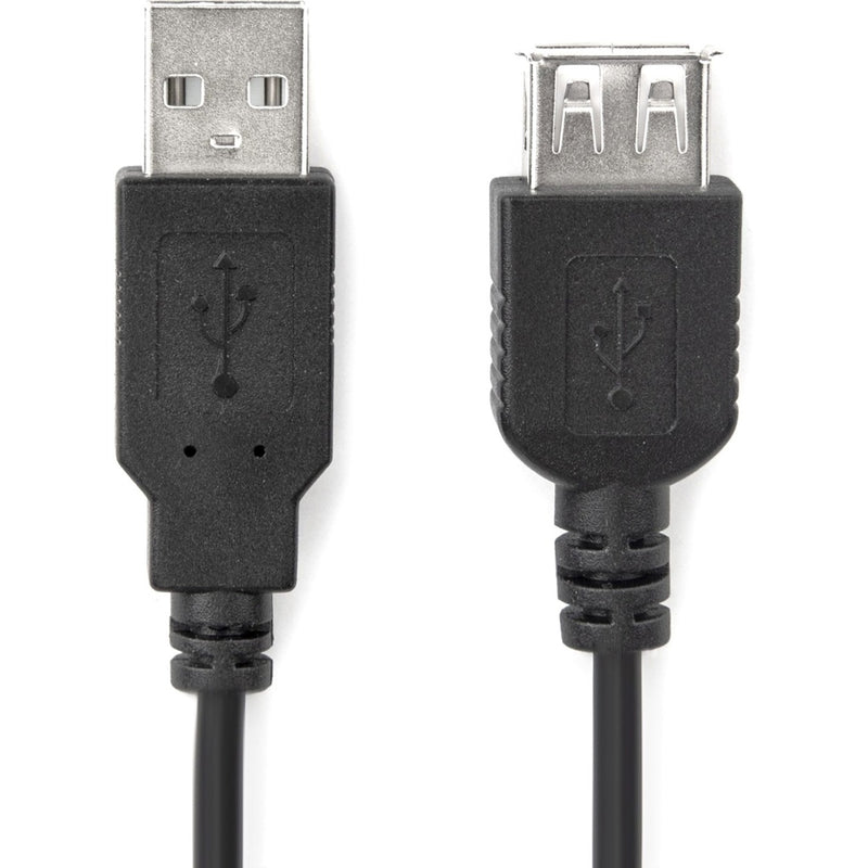 Close-up comparison of USB Type-A male and female connector interfaces