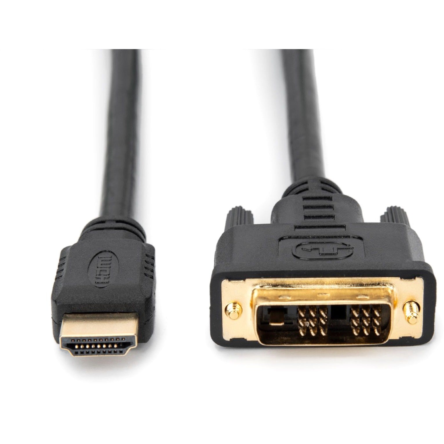 Rocstor Y10C125-B1 高品质 HDMI 到 DVI-D 电缆，10英尺 - 高质量视频连接 罗克斯托尔品牌。将品牌名翻译为“罗克斯托尔”