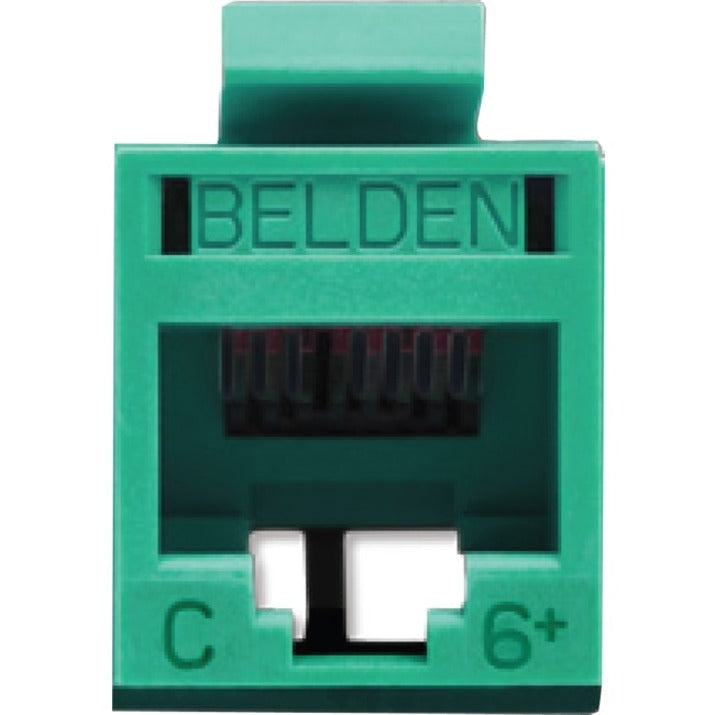 Belden RV6MJKUEW-S1 REVConnect Cat6+ UTP Modular Jack, T568 A/B, Electric White