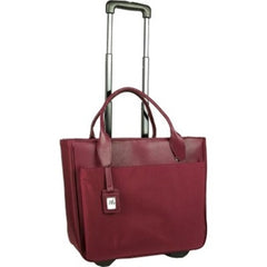 WIB FLORLRT-02 Tote Florence per Signore - Borgogna Custodia per Notebook 17.3" Essenziale da Viaggio Tablet Documento