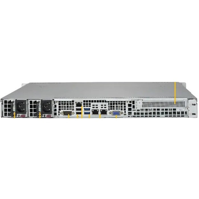 Supermicro SYS-5019P-MTR ซูเปอร์เซิร์ฟเวอร์ 5019P-MTR (สีดำ) 1U เบarebone ระบบ 1xPhi C622 4x3.5HS 400W PSU 1TB SATA3 2x10GbE 1PCIe IN