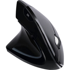 Adesso iMouse E90 Left-Handed Vertical Ergonomic Mouse, Wireless 2.4GHz RF, 1600 DPI Optical Sensor, 6 Buttons, USB Computer Mouse, Black - IMOUSE E90 (1 Year Warranty)