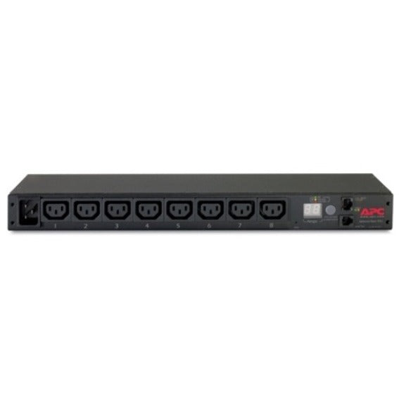 APC AP7821B Rack PDU, Metered, 1U, 16A, 208/230V, (8) C13, SNMP, Telnet, HTTP, SSH