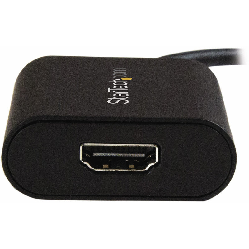 Detailed view of StarTech.com adapter's HDMI port interface