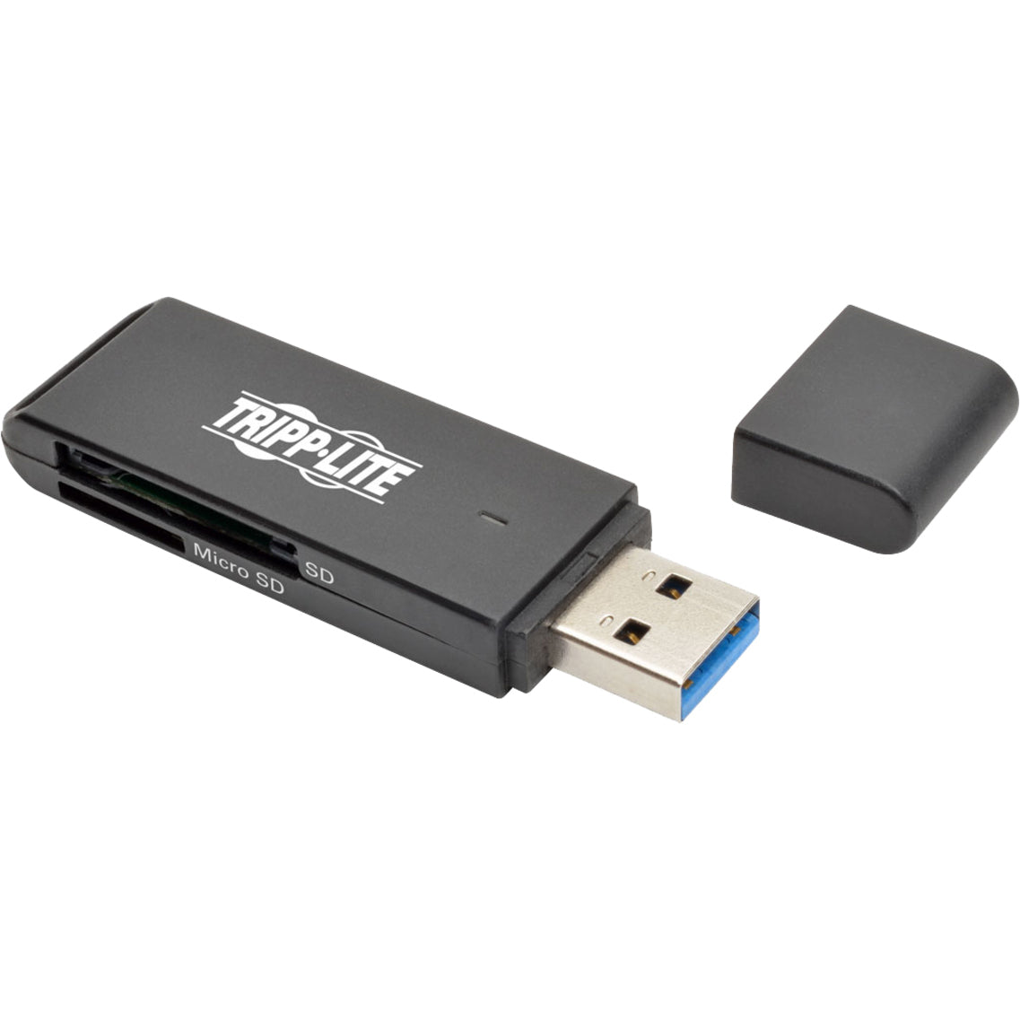 Tripp Lite U352-000-SD Lector de Tarjetas de Memoria SD/Micro SD USB 3.0 SuperSpeed Lector de Flash Externo