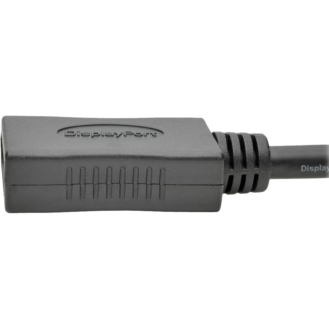 Tripp Lite P579-010 DisplayPort 延长线 缆，  带 锁 扣（男/女），10 英尺，成型，柔软，耐腐蚀，EMI/RF 保护，噪音保护，拉力缓解，锁扣  品牌名称：Tripp Lite
