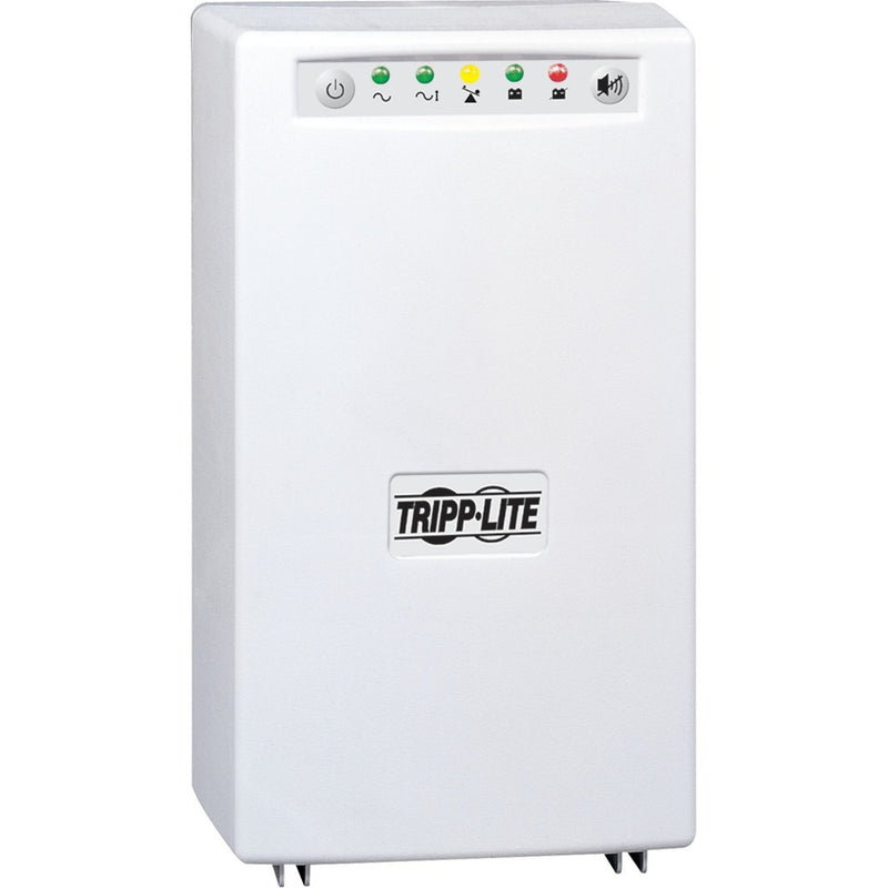 Front view of Tripp Lite SMART700HGL UPS showing LED status panel with multiple indicator lights