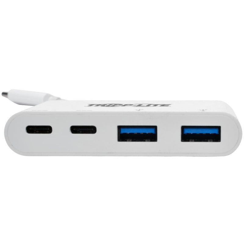 Side view of Tripp Lite USB hub showing slim profile design