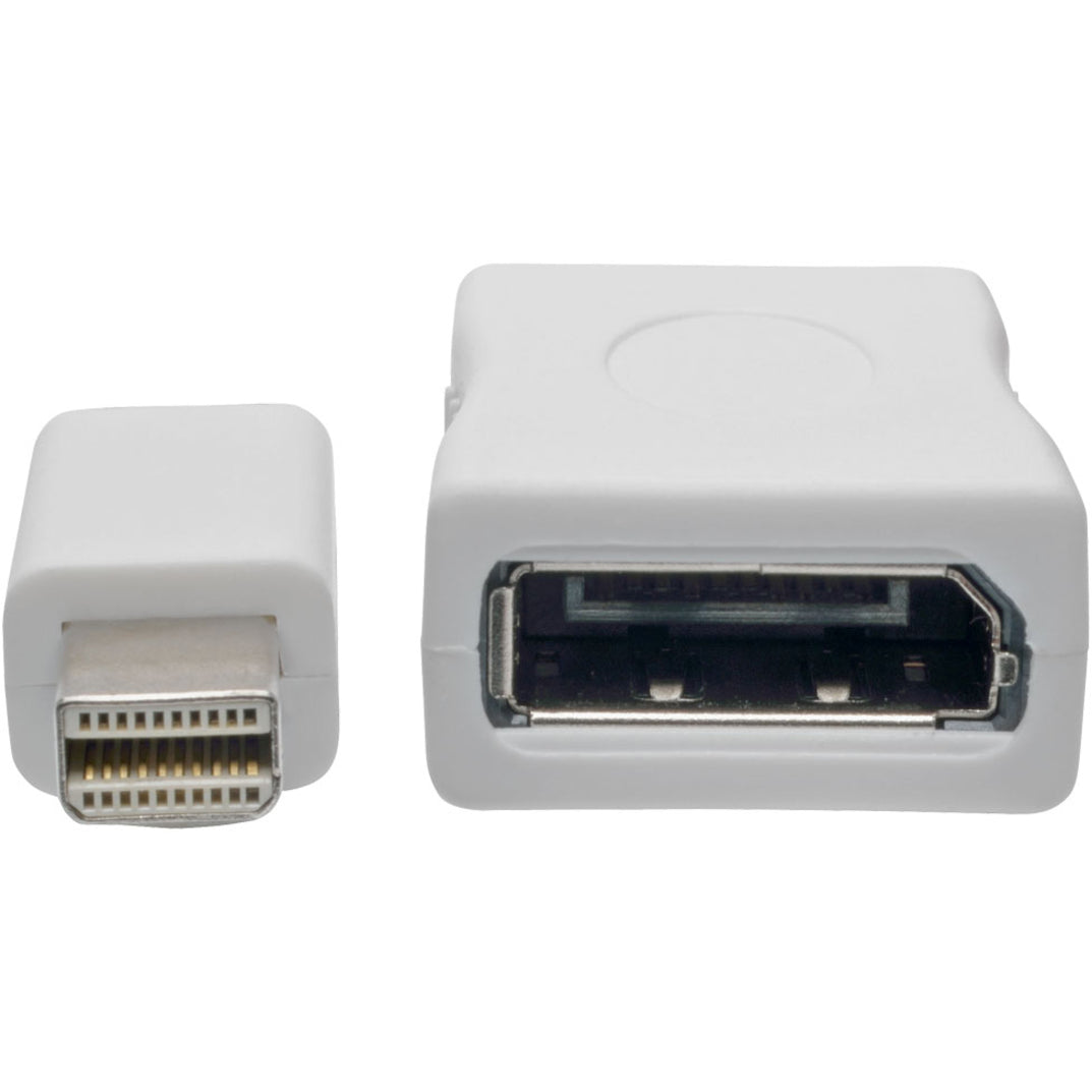 Detailed macro shot of Mini DisplayPort and DisplayPort connectors showing pin configuration-alternate-image3