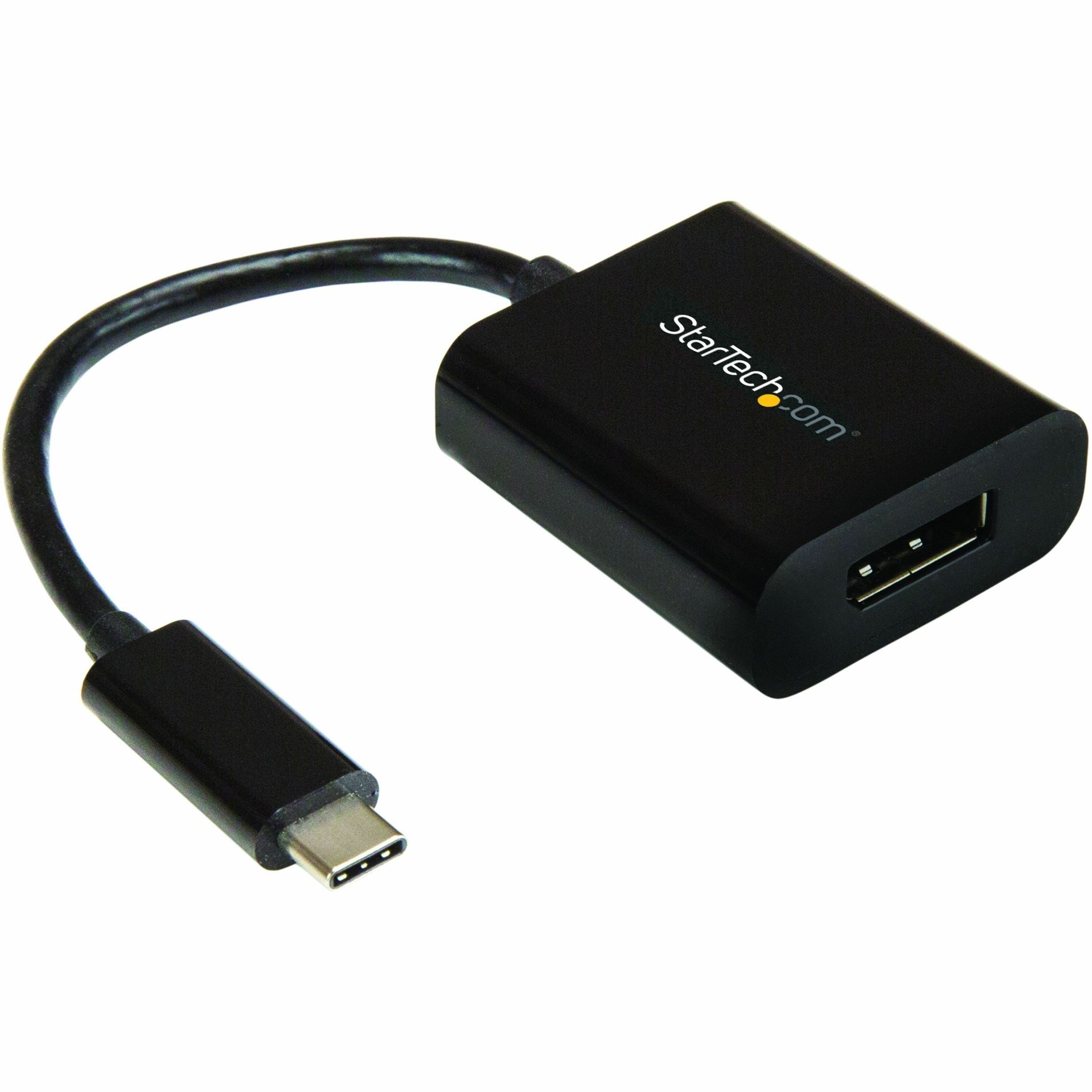 StarTech.com CDP2DP USB-C to DisplayPort Adapter - 4K 60Hz, Reversible, HDCP 2.2, Black