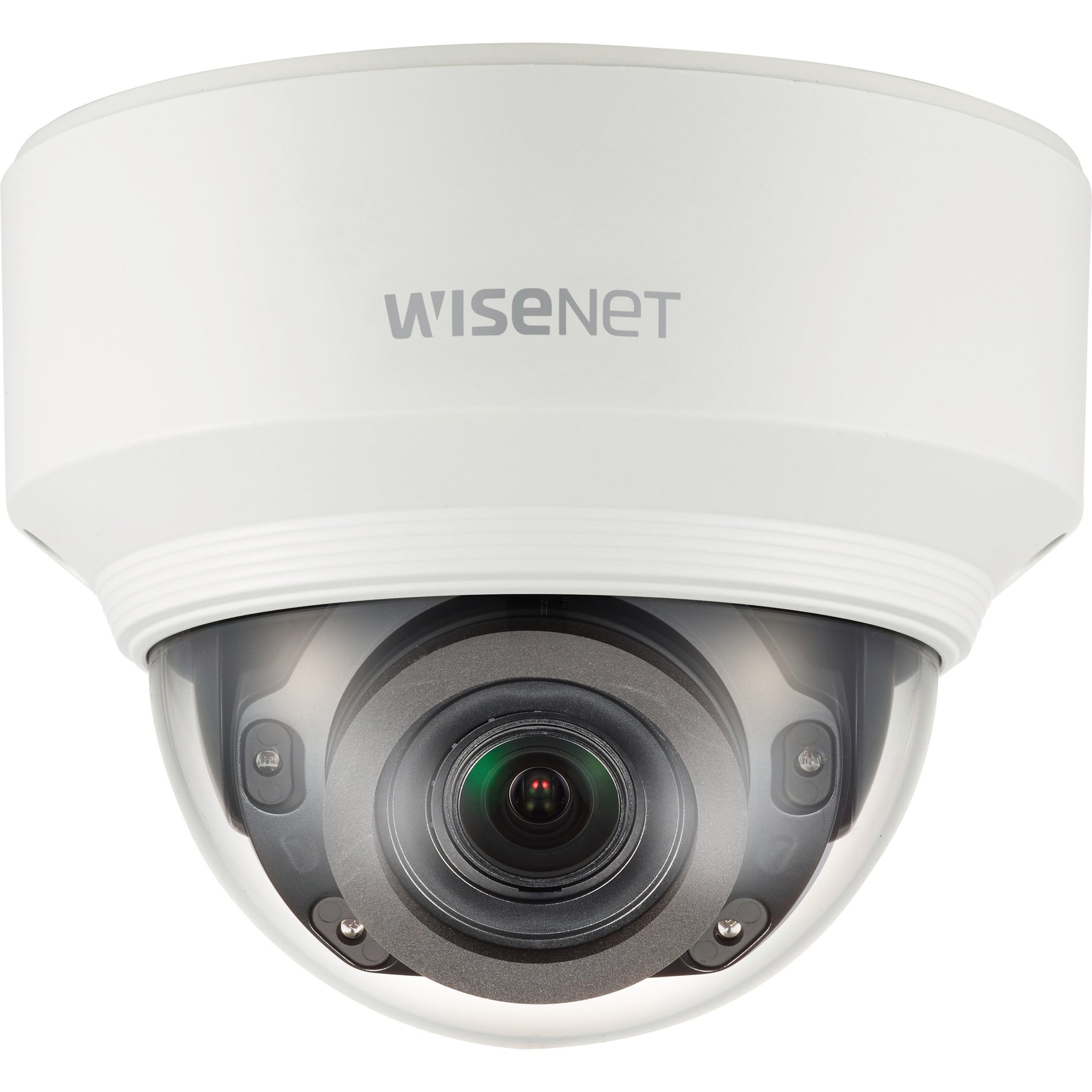 Wisenet XND-8080RV 4 Megapixel Full HD Netzwerkkamera Farbdom Varifokallinse 24-facher optischer Zoom Speicherkarten-Speicher 30 fps 2560 x 1920 Videoauflösung