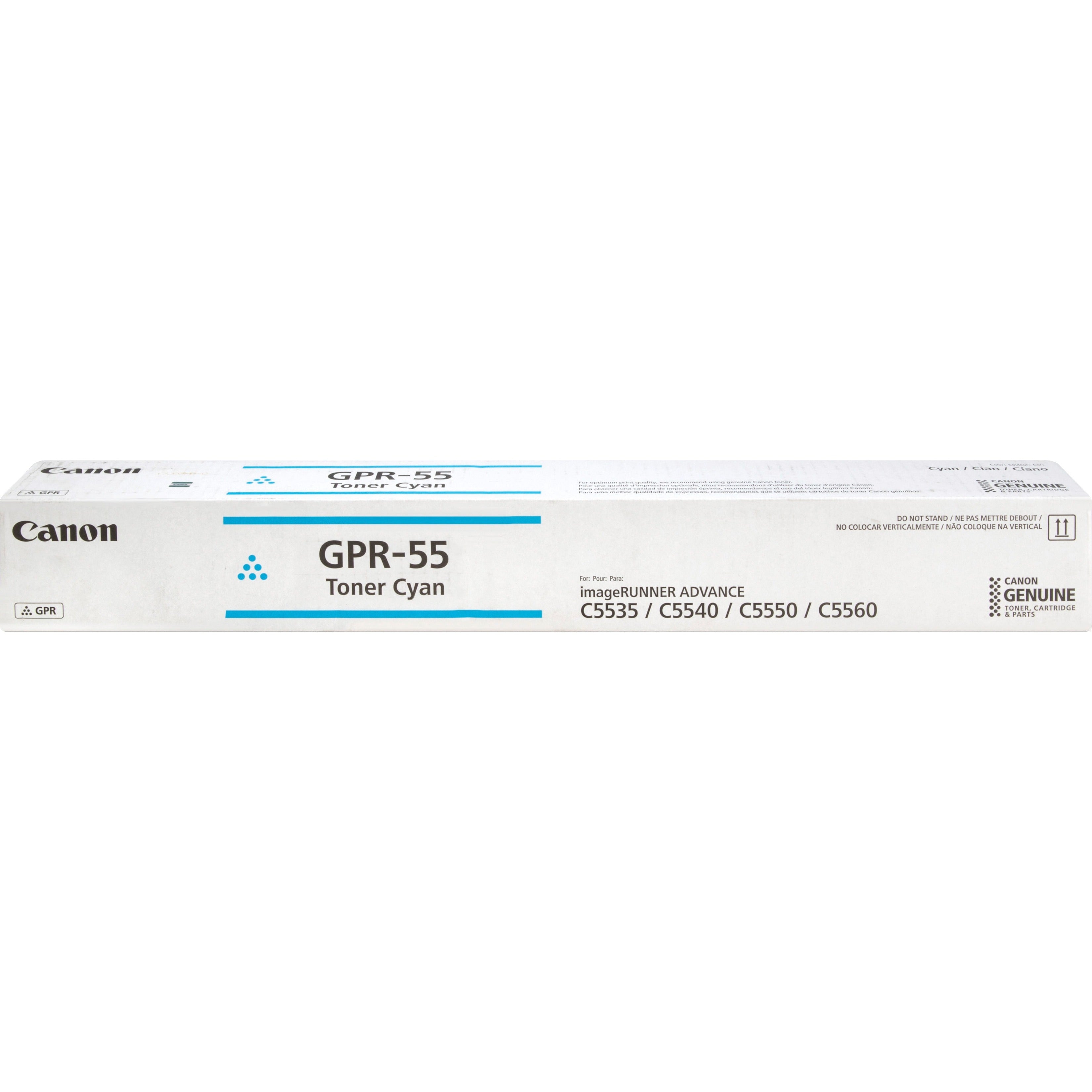 Canon 0482C003 GPR-55 Toner Cartridge Cyan - Original Laser Toner for Canon imageRunner Advance Drucker