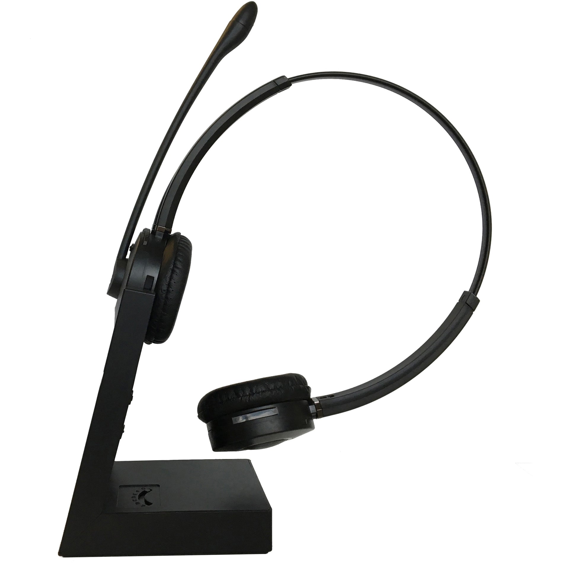 Spracht HS-2019 ZUM Maestro DECT Headset, Wireless Stereo Headset with Noise Canceling, 350 ft Wireless Range