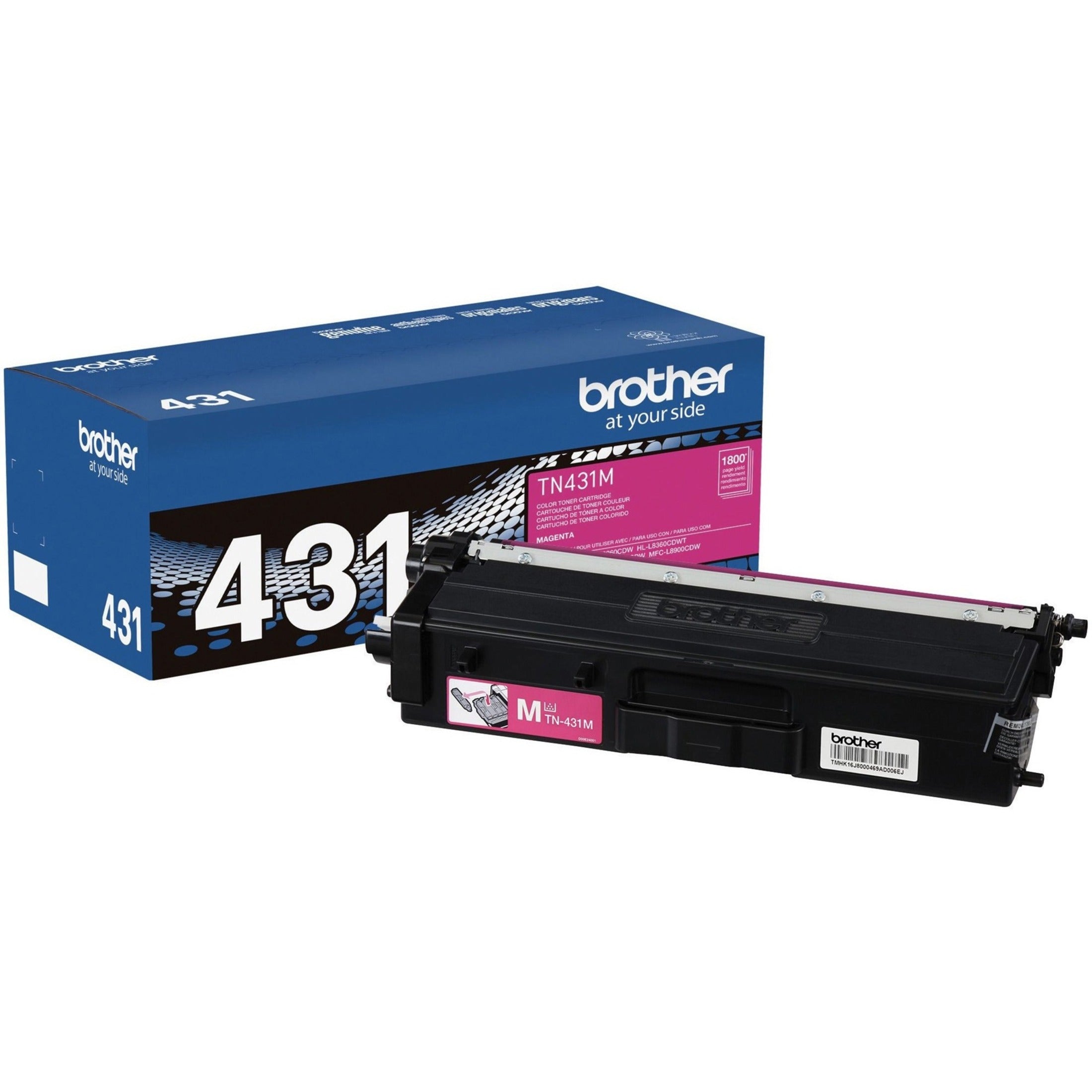 Brother TN431M Toner Cartridge Magenta 1800 Pages Standard Yield