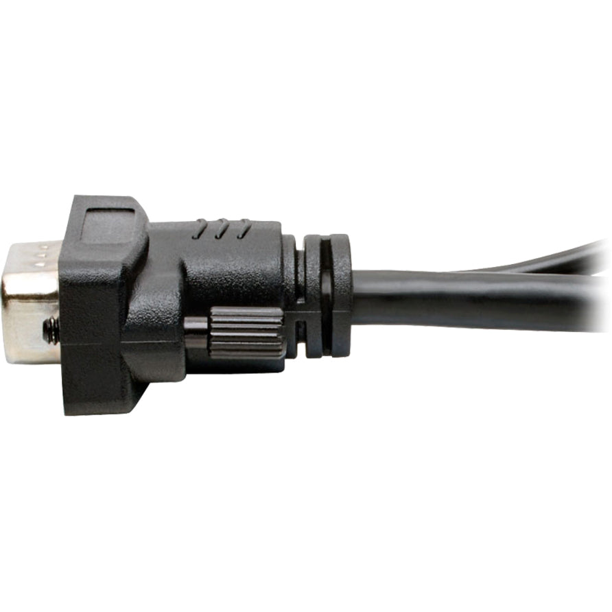 Cable de audio/vídeo HDMI/VGA Tripp Lite P566-015-VGA-A 15 pies resistente a la corrosión alivio de tensión activo protección EMI/RF