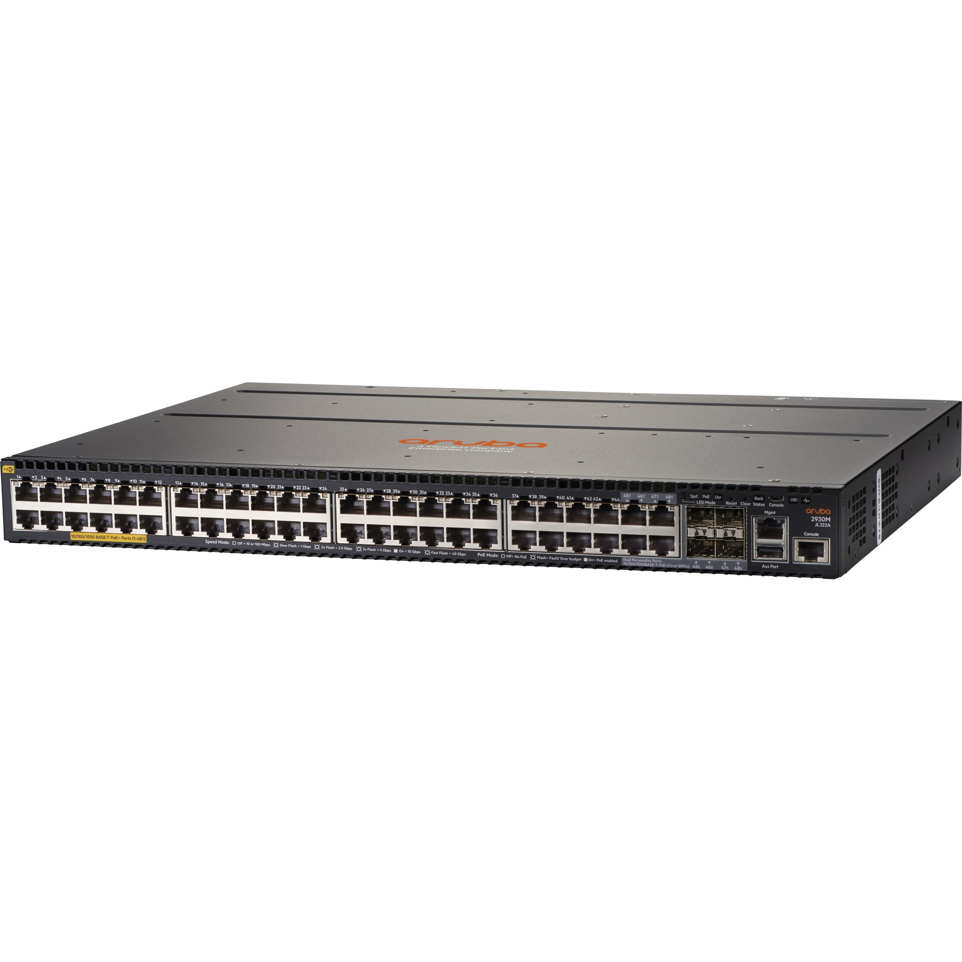 Aruba 2930M 48G POE+ 1-Slot Switch (JL322A)