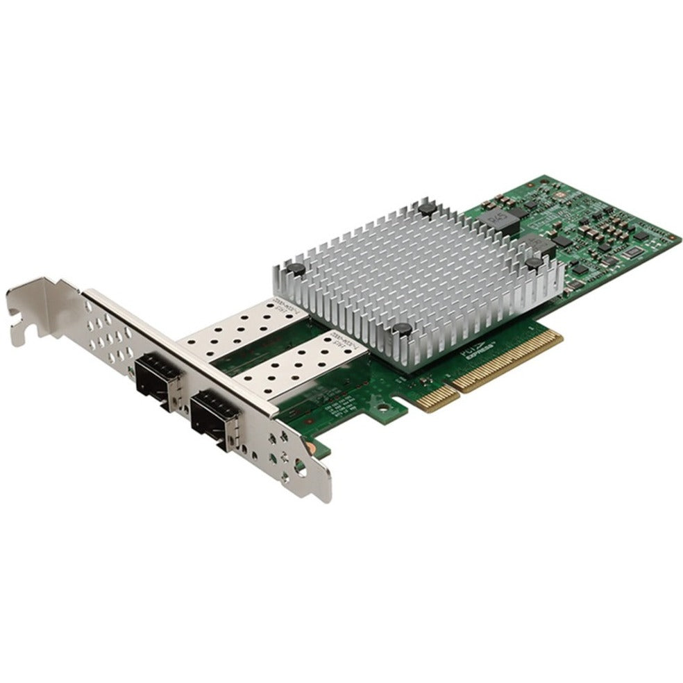 Carte interface réseau ADD-PCIE3-2SFP+ 10Gbps Double port SFP+ ouvert PCIe 3.0 x8 avec amorçage PXE transfert de données haute vitesse et installation facile. Marque: AddOn
