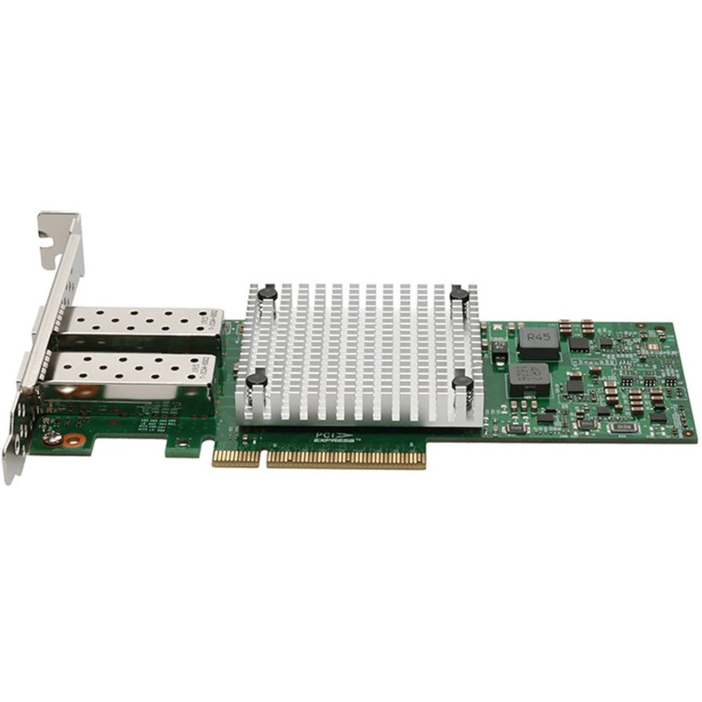Carte interface réseau ADD-PCIE3-2SFP+ 10Gbps Double port SFP+ ouvert PCIe 3.0 x8 avec amorçage PXE transfert de données haute vitesse et installation facile. Marque: AddOn