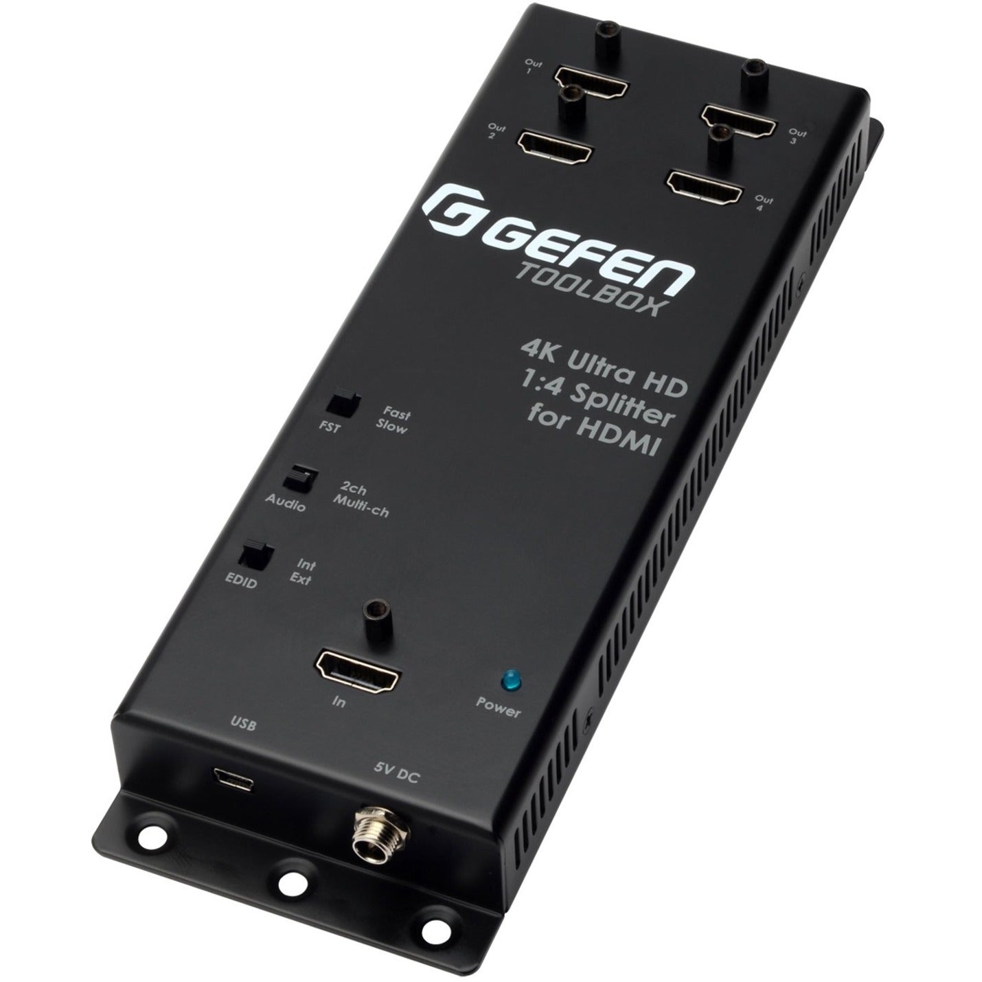 Gefen GTB-HD4K2K-144C-BLK-CO Signal Splitter 4K Ultra HD 1:4 HDMI Black