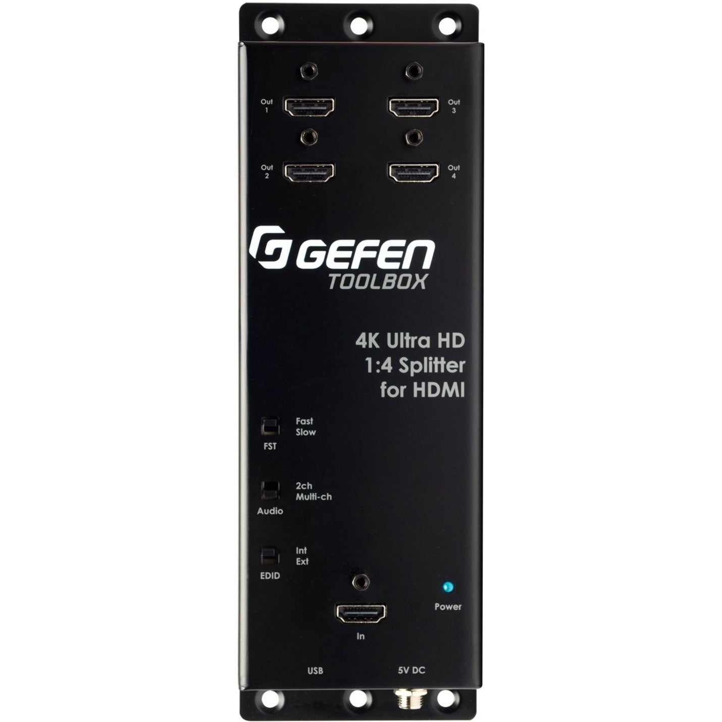 Gefen GTB-HD4K2K-144C-BLK-CO Signal Splitter 4K Ultra HD 1:4 HDMI Black