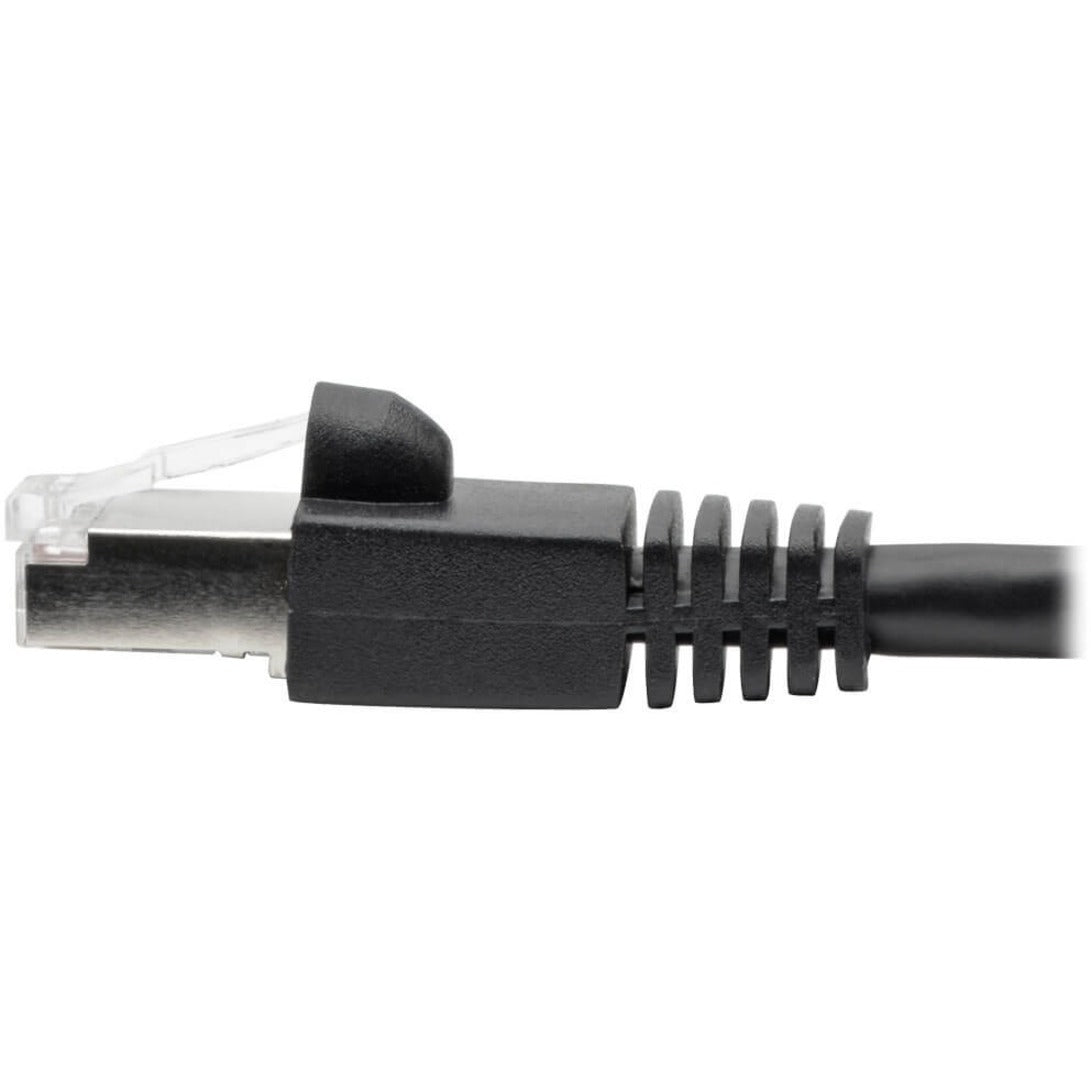 Tripp Lite N262-003-BK Cat.6a STP Patch Network Cable, 3ft. Black, PoE, 10 Gbit/s