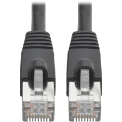 Tripp Lite N262-003-BK Cat.6a STP Patch Network Cable 3ft. Black PoE 10 Gbit/s  トリップライト N262-003-BK Cat.6a STP パッチネットワークケーブル、3ft、ブラック、PoE、10ギガビット/秒