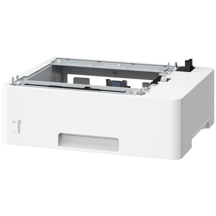 Canon PF-C1 Paper Feeder unit in white featuring a 550-sheet capacity drawer with integrated alignment guides-alternate-image1