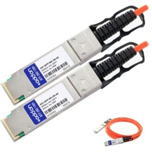 AddOn AOC-QSFP-40G-5M-AO Fiber Optic Network Cable, 40 Gbit/s, 16.40 ft