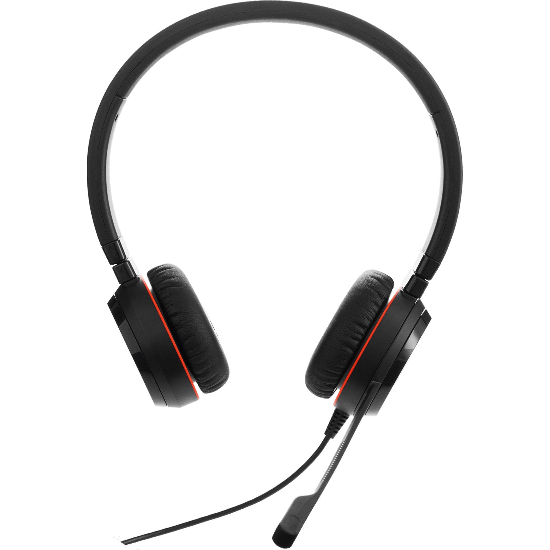 Side view of Jabra Evolve 30 II headset showing cushioned ear cups and adjustable headband design-alternate-image2