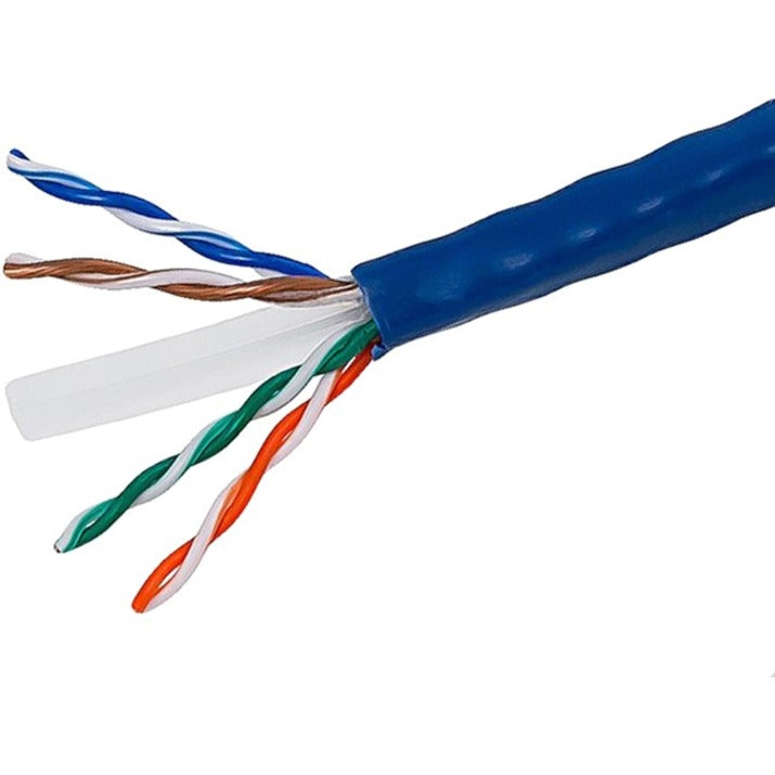 Monoprice 13672 Cat. 6 UTP Network Cable, 250 ft, Stranded, 24 AWG, Blue