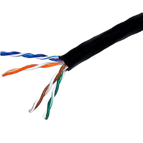 Monoprice 878 Cat. 5e UTP Network Cable, 1000 ft, Black