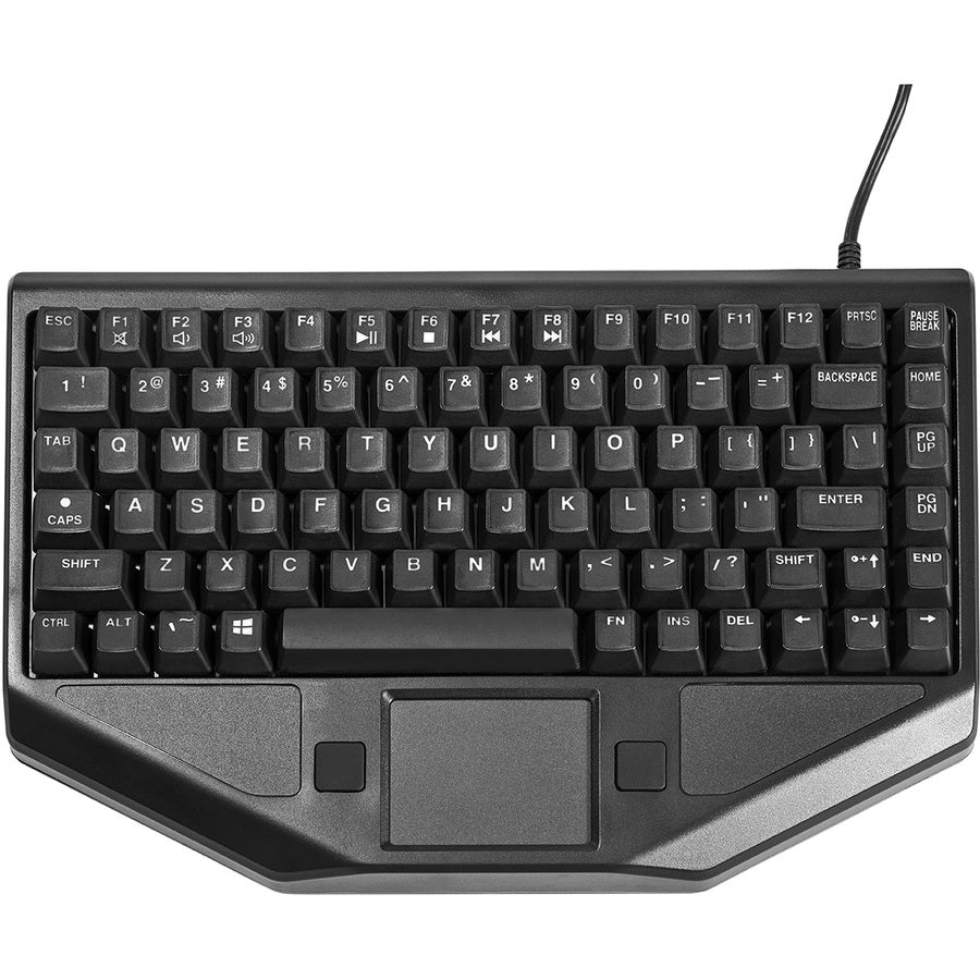 TG3 KBA-BLTX-UCNNR-US 83 Key Backlit Touchpad USB Coiled Cord Keyboard ...