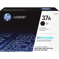 HP 37A Original Laser Toner Cartridge, Black, 11000 Pages Yield, Compatible with LaserJet Enterprise M631/M632/M607 Series, JetIntelligence Technology - CF237A (1 Year Warranty)