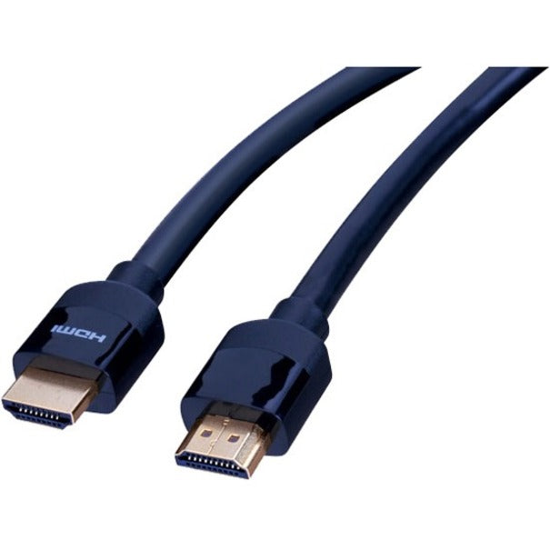 W Box HDMIP1 HDMI Cable with Ethernet, 1 ft, 18 Gbit/s, 3840 x 2160, Black