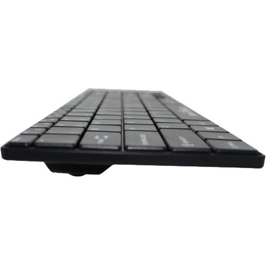 Side profile view of Seal Shield keyboard showing ultra-slim design and chiclet-style keys-alternate-image2