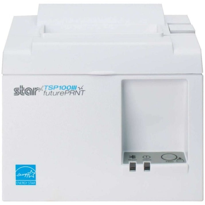 Star Micronics TSP143III white thermal receipt printer with FuturePRNT technology and Energy Star certification-alternate-image1