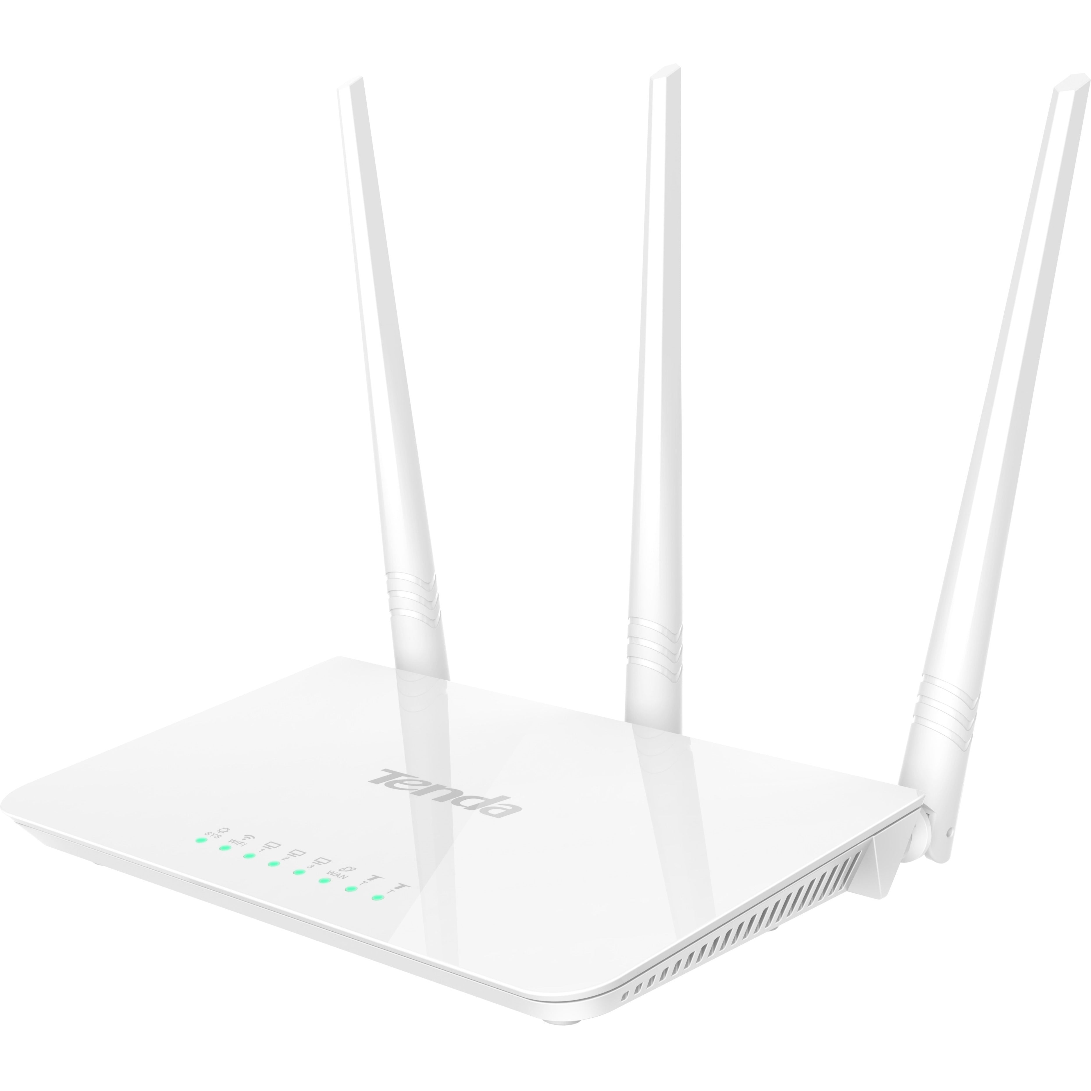 Tenda F3 N300 300Mbps Wireless Router, Fast Ethernet, 3 Year Warranty, RoHS Certified