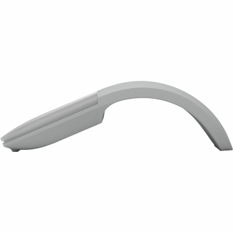 Side view of Microsoft Arc Touch Mouse showing bendable arc design