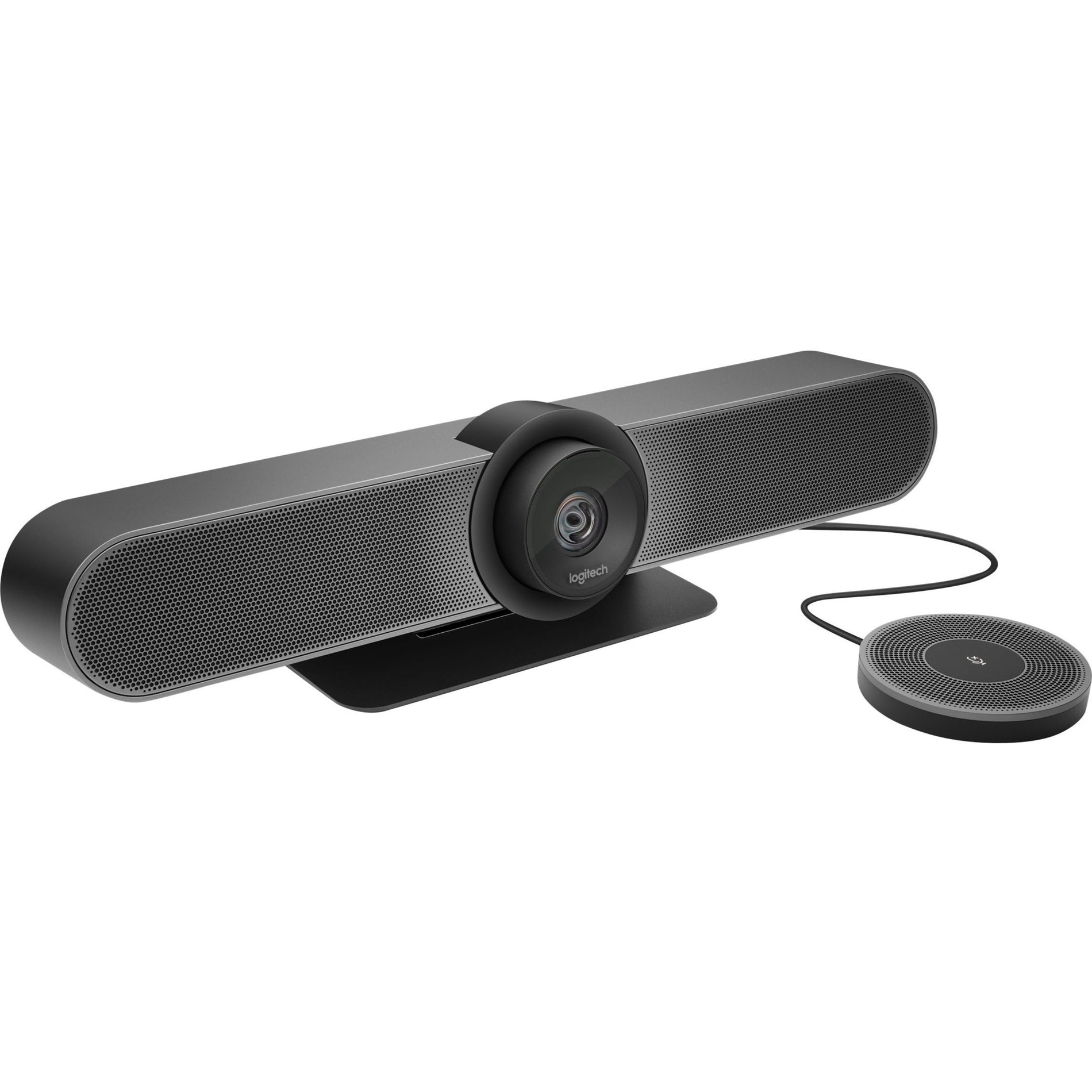 Logitech 960-001201 MeetUp Konferenzkamera mit 120-Grad-FOV und 4K-Optik Videokonferenzkamera