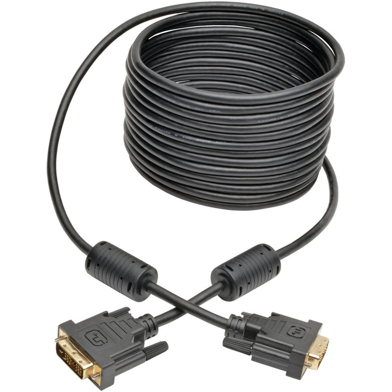 Full length view of Tripp Lite P561-020 DVI-D cable showing flexible design and shielding